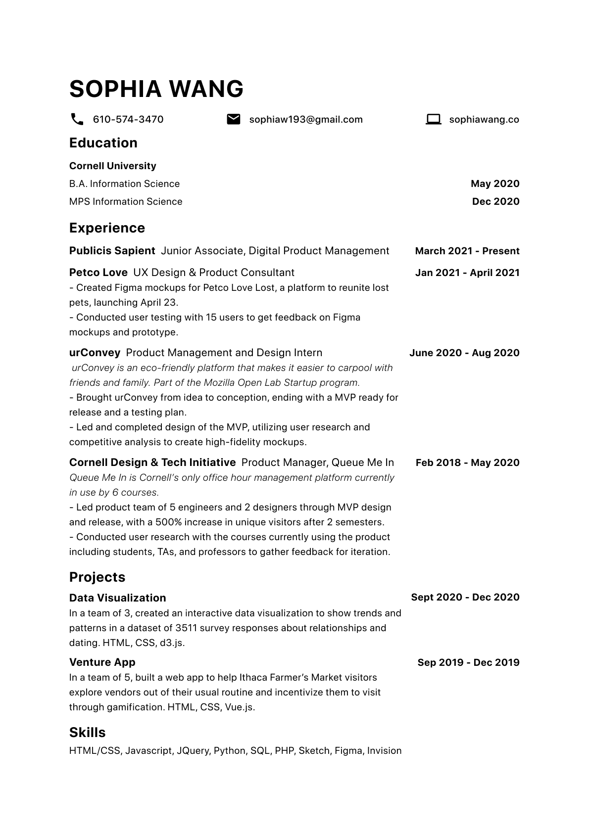 resume
